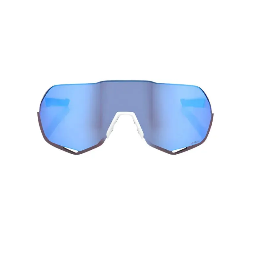 100% S2 Sport Sunglasses (Blue Multilayer/Matte White)