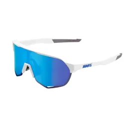 100% S2 Sport Sunglasses (Blue Multilayer/Matte White)