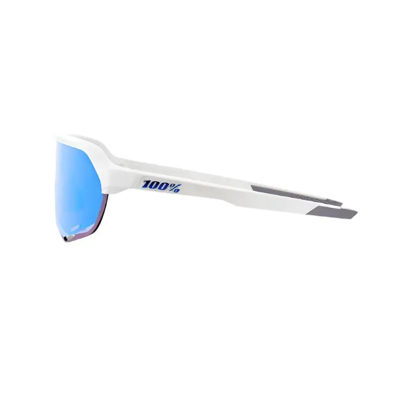 100% S2 Sport Sunglasses (Blue Multilayer/Matte White)