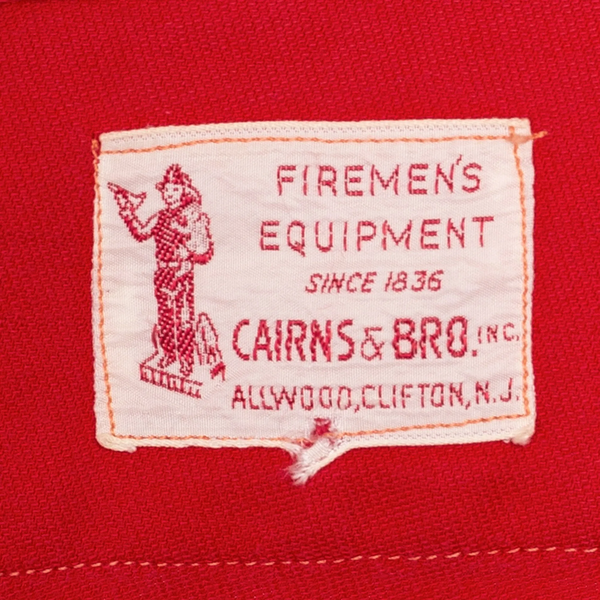 1940s Cairns & Brother Fireman Bib Shirt - Men's XL