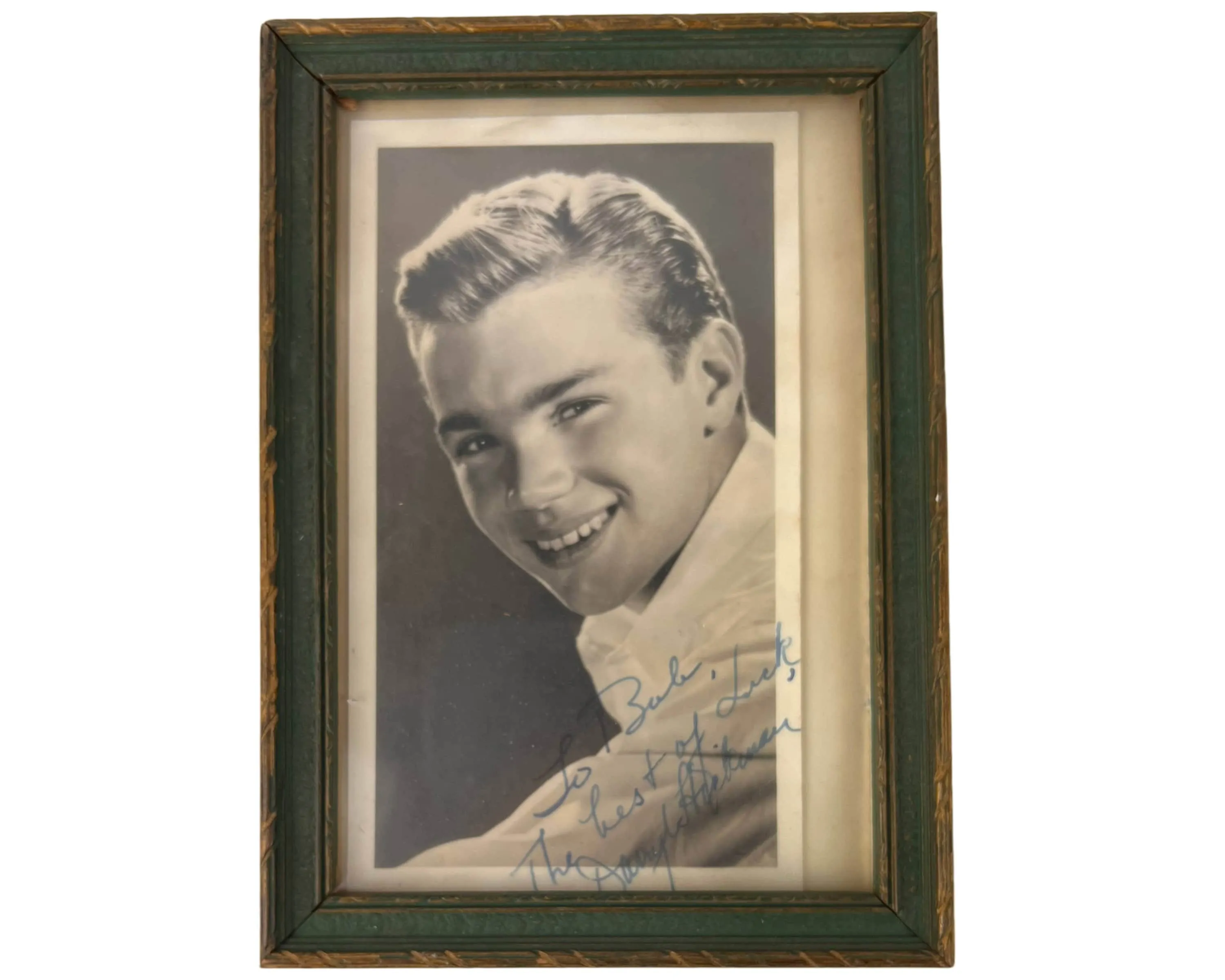 1940s Darryl Hickman Autographed Photo Child Actor