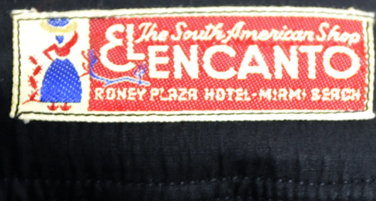 1950's El Encanto Full Circle Vintage Skirt Roney Plaza Hotel Miami