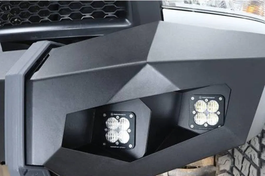 2010-23 Ram 2500 & 3500 LOD Offroad Offroad Destroyer Truck Baja Squadron Flush Light Bezel Kit, Black Texture