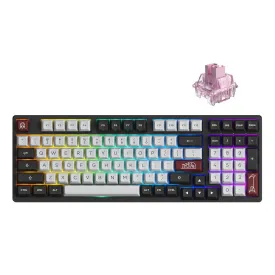 Akko Dracula Castle 3098S Hotswappable RGB Mechanical Keyboard (Akko CS Jelly Pink)