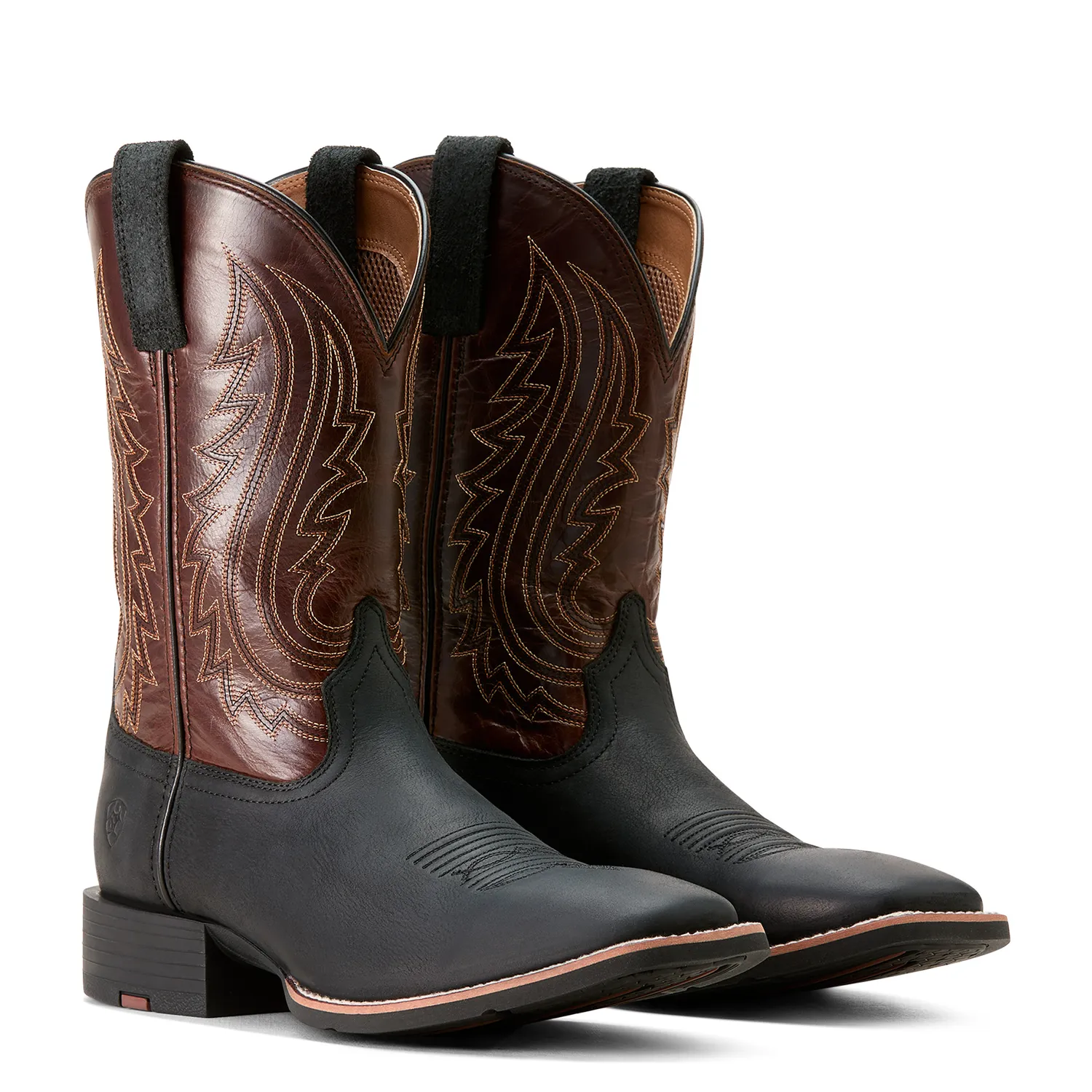 Ariat Men's Sport Big Country - Basic Black/Mahogany