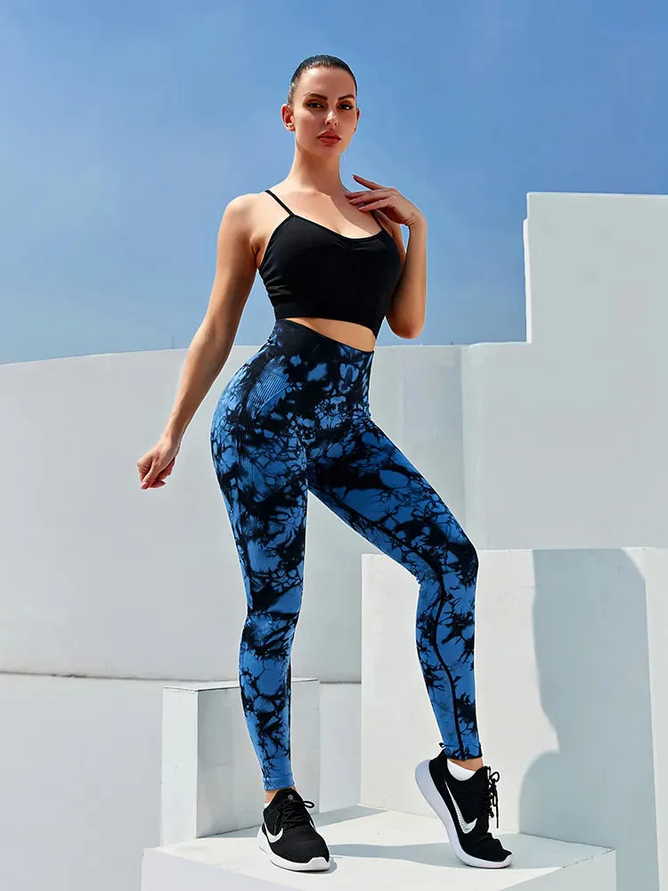 Athletic Sexy Pants for Women. Casual Seamless Gym Knitting.