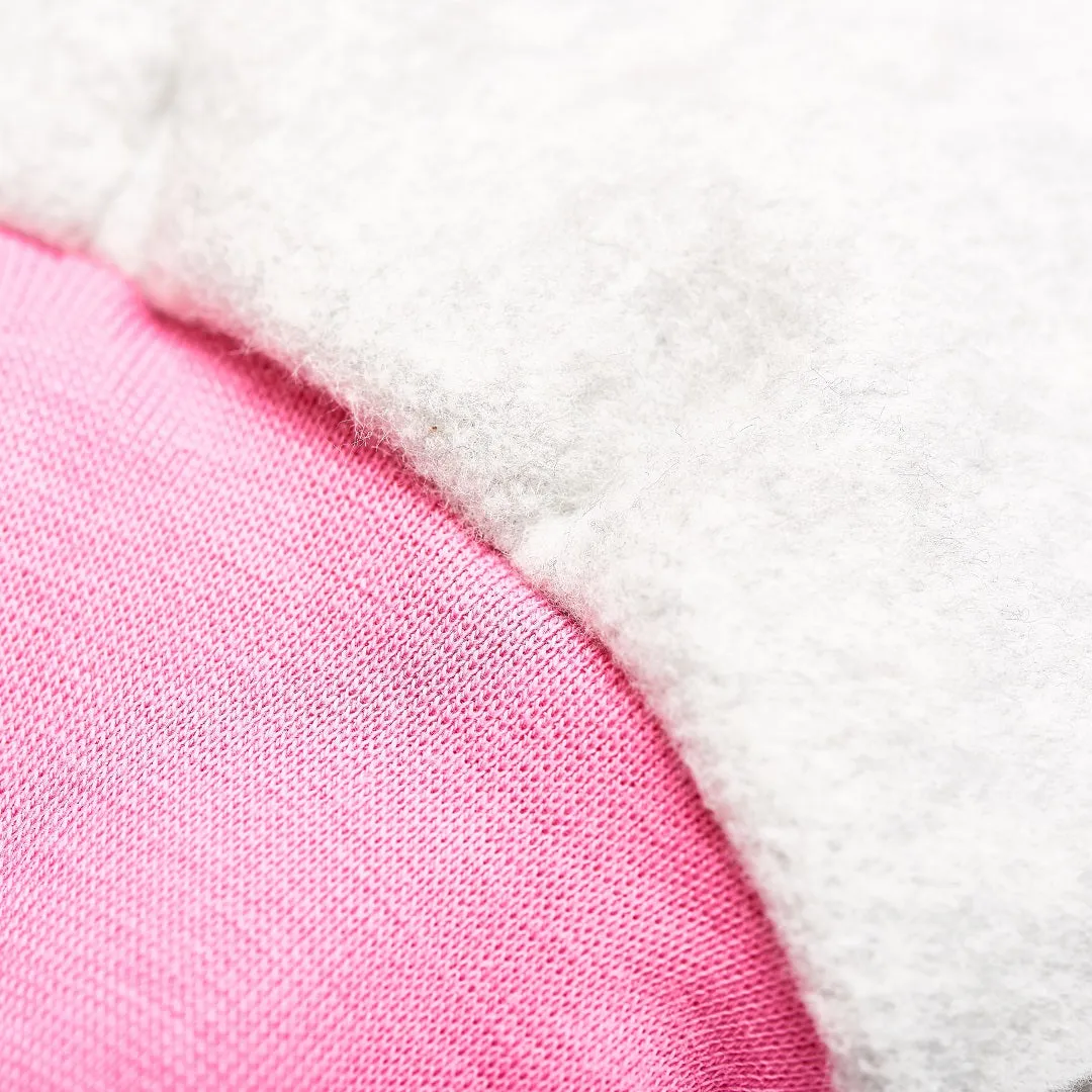 Baby fleece pants "Fleece Grey/Pink"