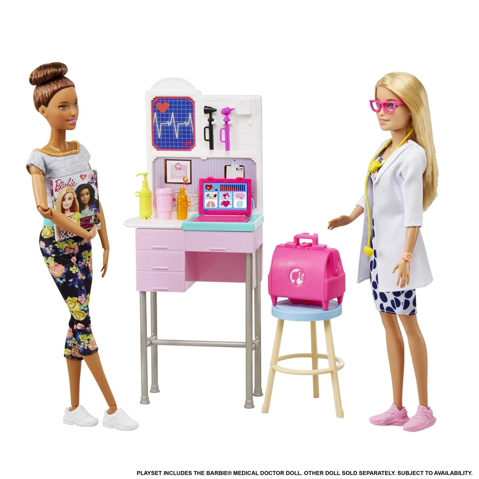 Barbie  Medical Doctor Doll And Playset