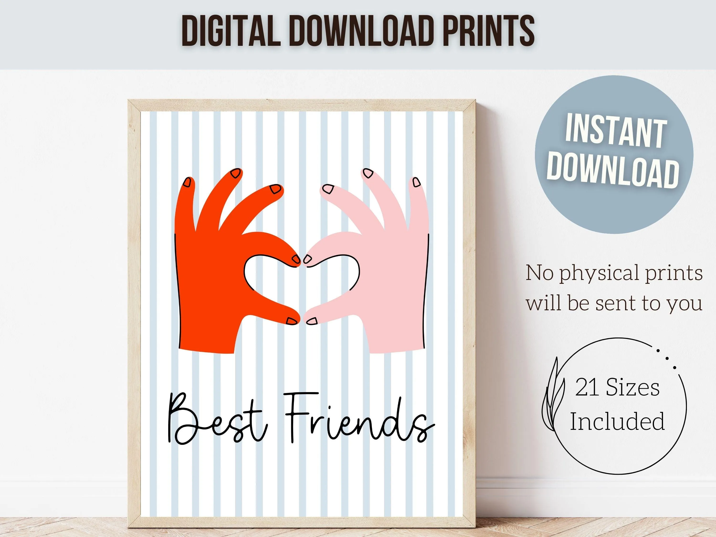 Best Friends Prints - Set of 3 - 003