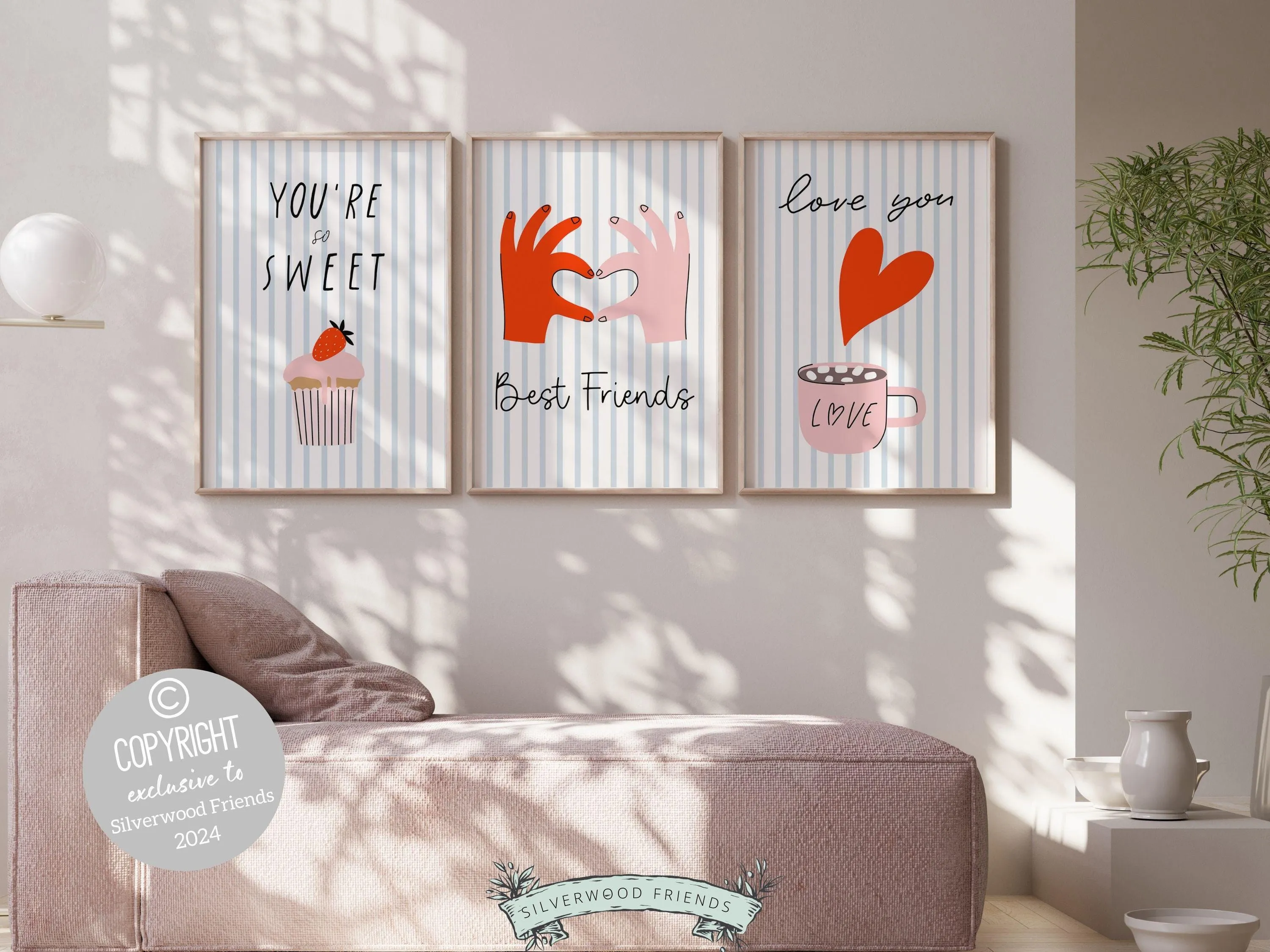 Best Friends Prints - Set of 3 - 003