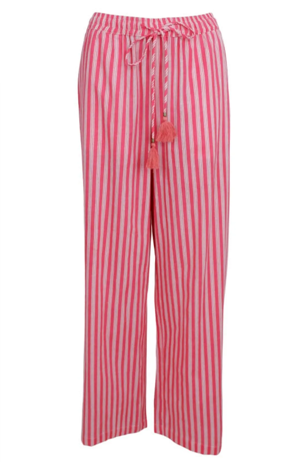 Black Colour - Bcflora Pants - Pink Stripe