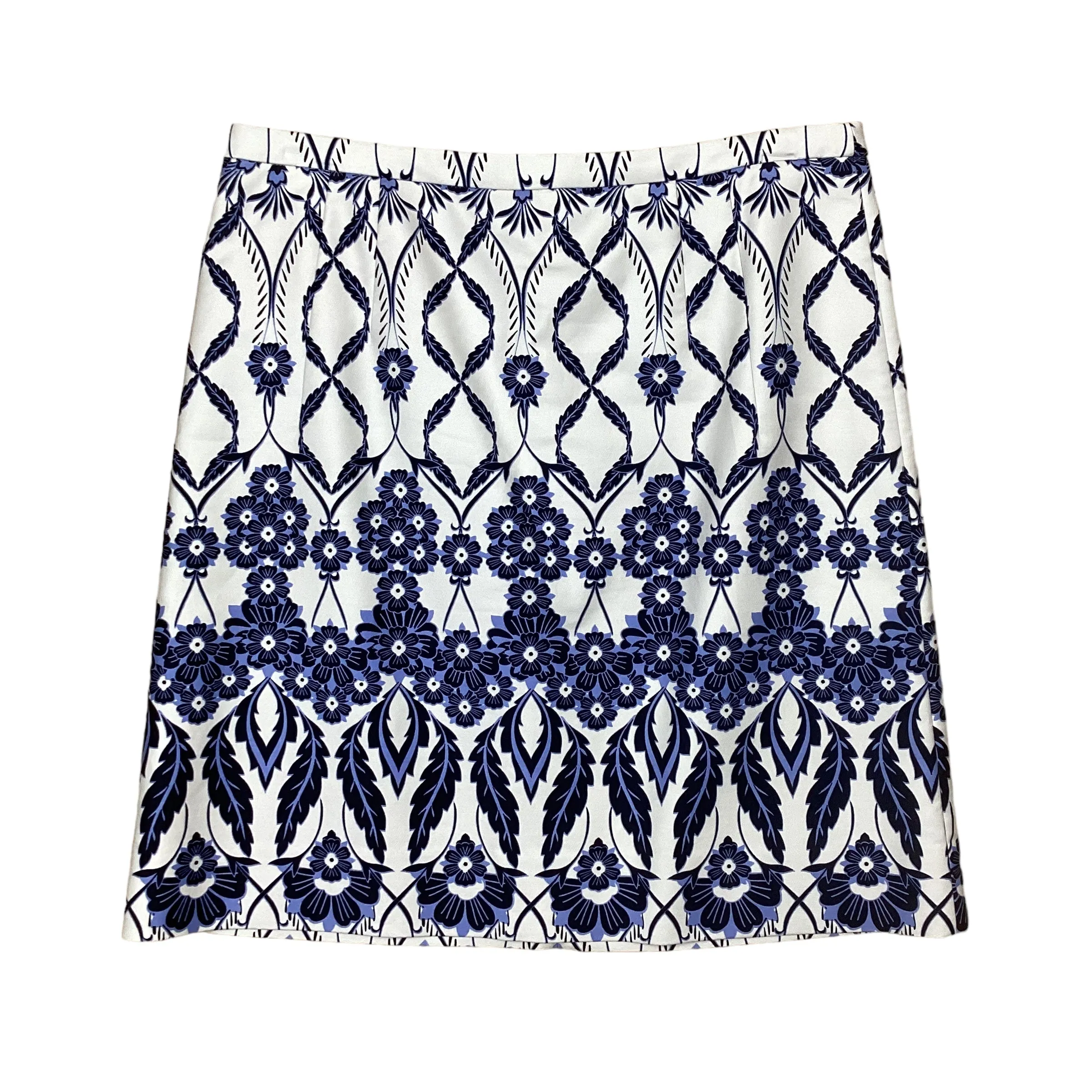 Blue & Cream Skirt Mini & Short J. Crew, Size 8