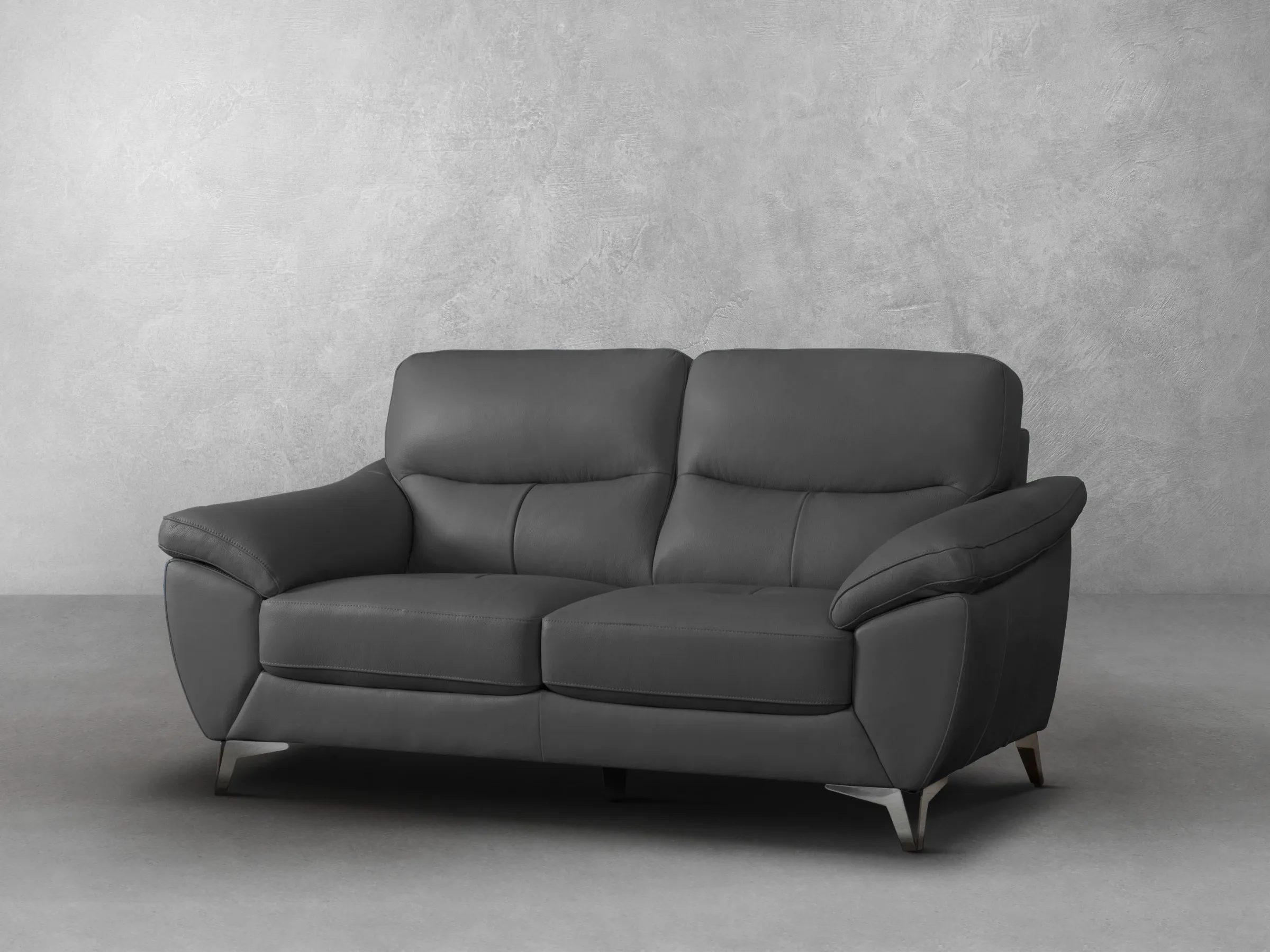 Cadence Top Grain Leather Loveseat