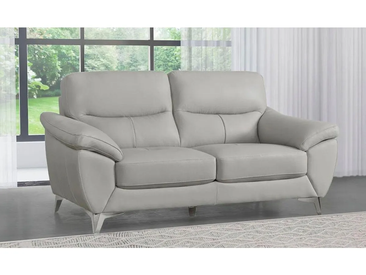 Cadence Top Grain Leather Loveseat