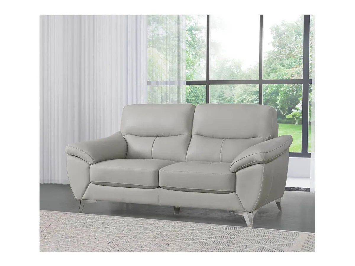 Cadence Top Grain Leather Loveseat