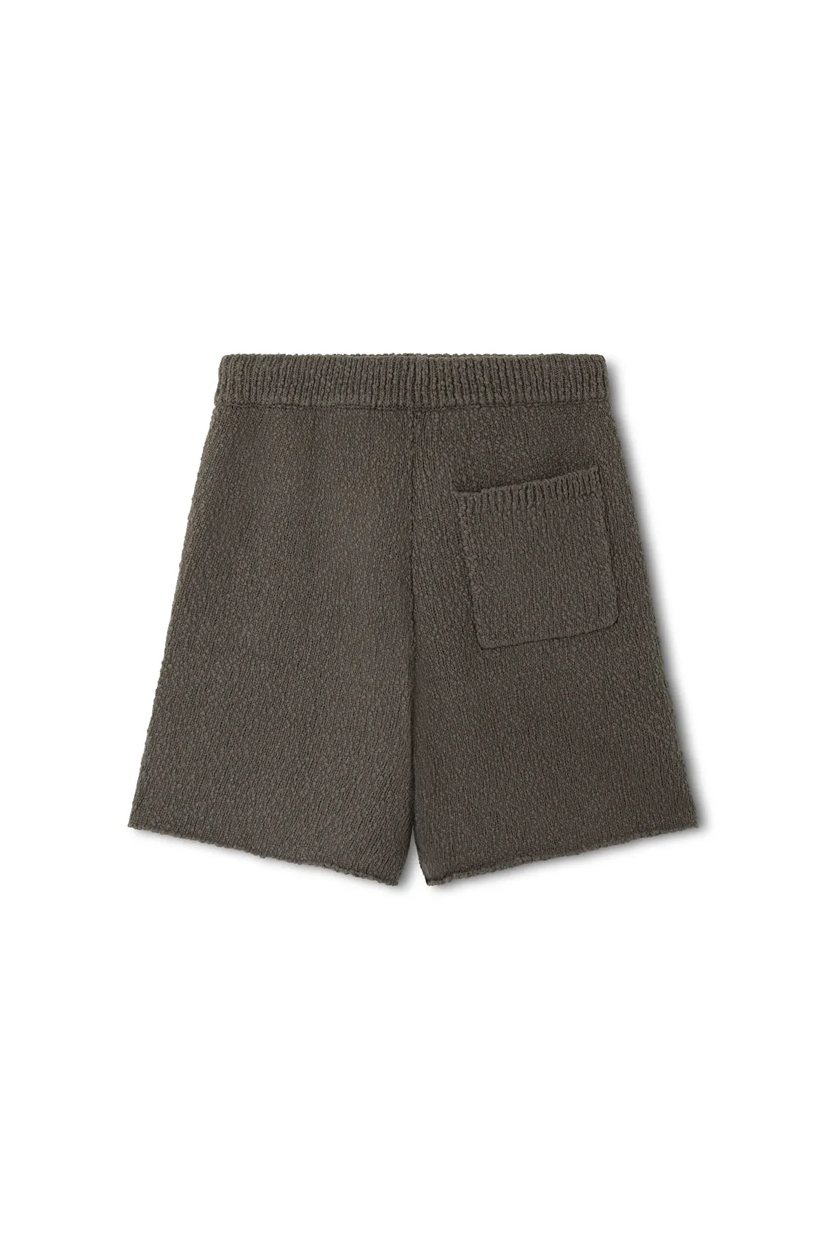 Charcoal Boucle Short