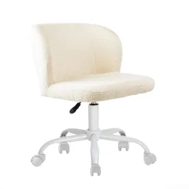 Charli Desk Chair - Ivory Boucle