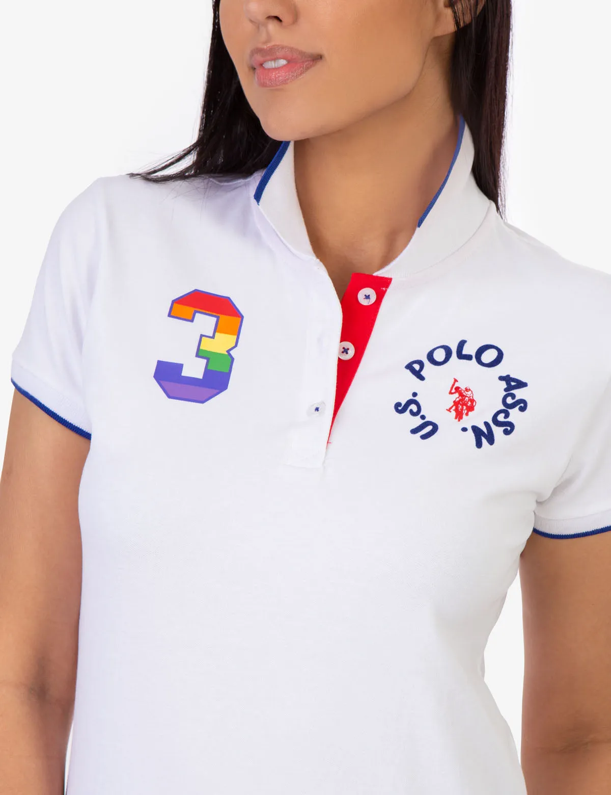 CIRCLE RAINBOW POLO SHIRT