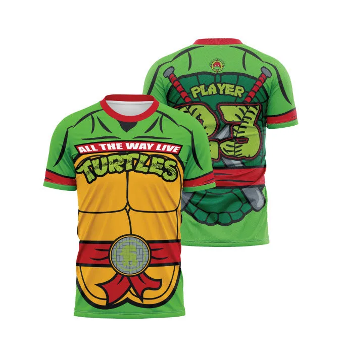 Cowabunga Turtles Mens Full Dye Jersey