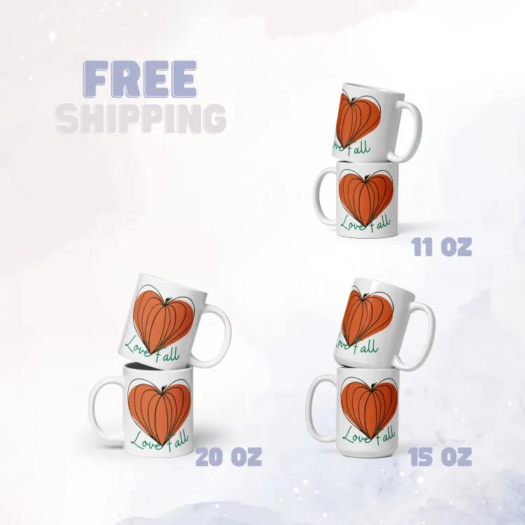 Cutest Love Fall Pumpkin Heart Mug