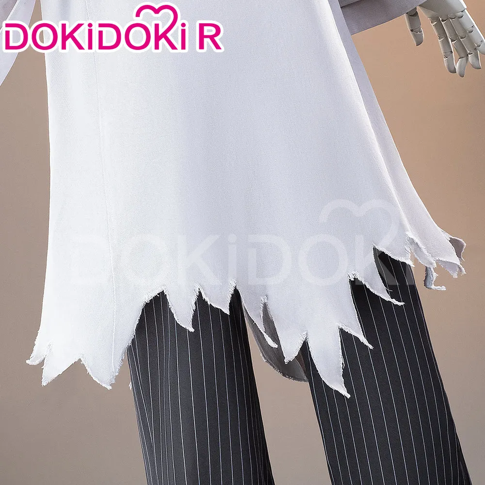 DokiDoki-R Anime BEAST Cosplay Costume White Coat Black Shirt White Necktie