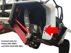 Footwell Skid Plate Set  |  Polaris RZR-S 900