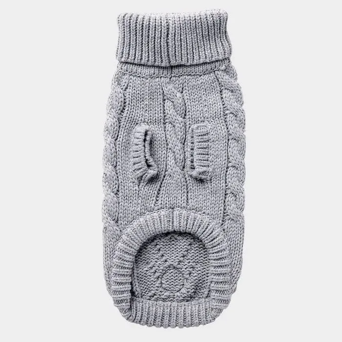 GF Pet Chalet Sweater - Grey Mix for Dogs