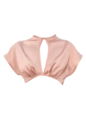 Hami Silky Crop Top | Pink