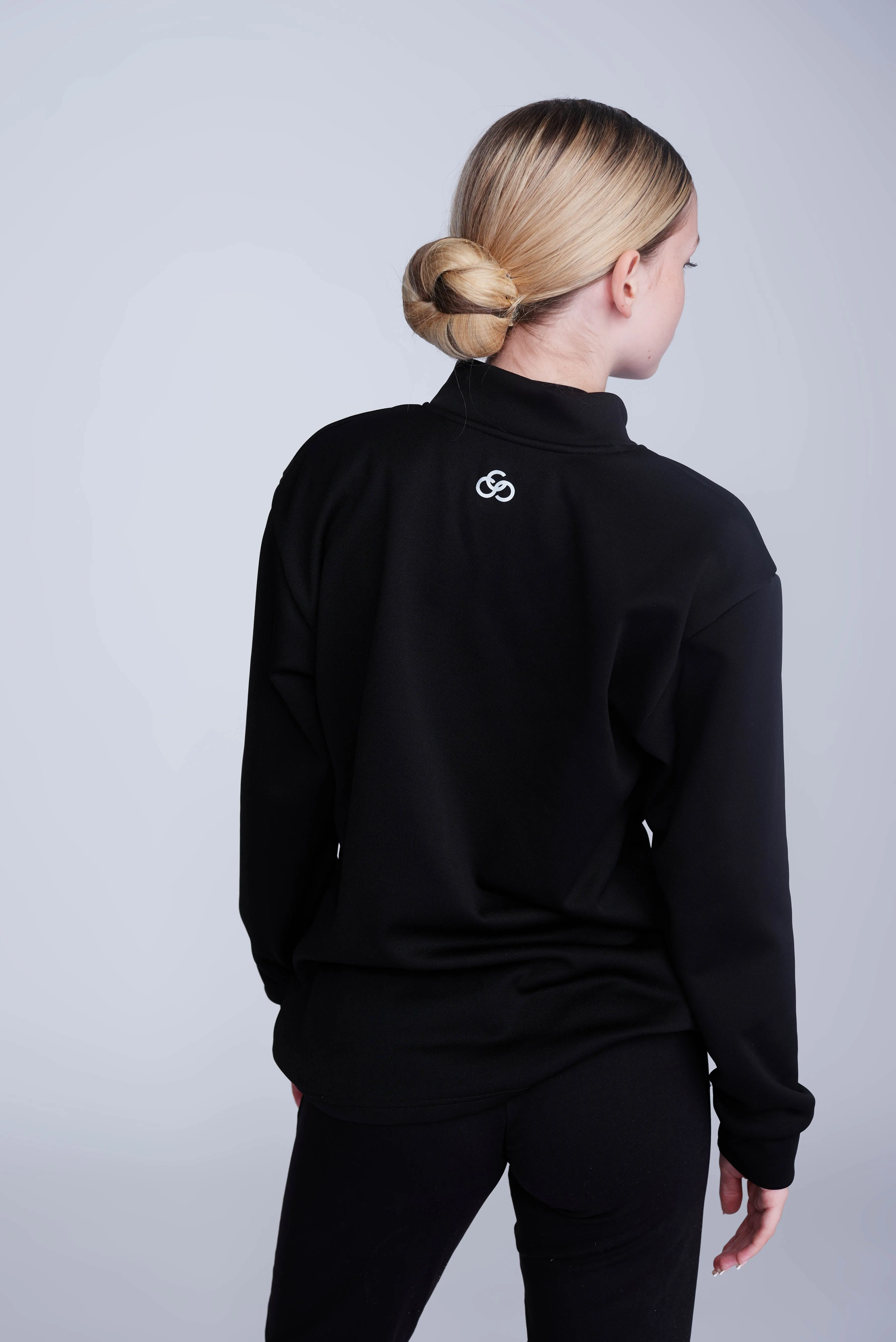 Ignite Half-Zip Top in Black