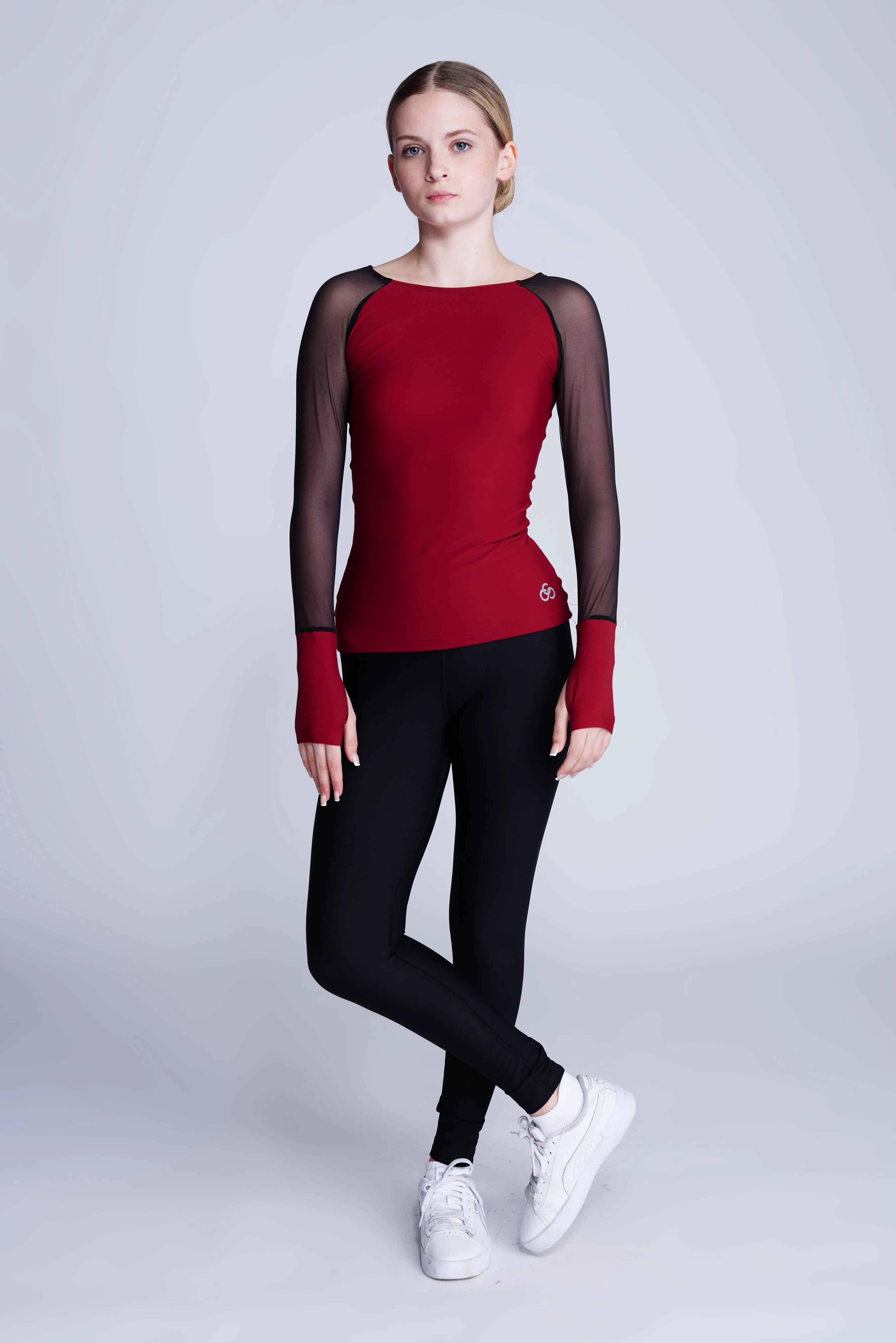 Ignite Long-Sleeve Top in Spice