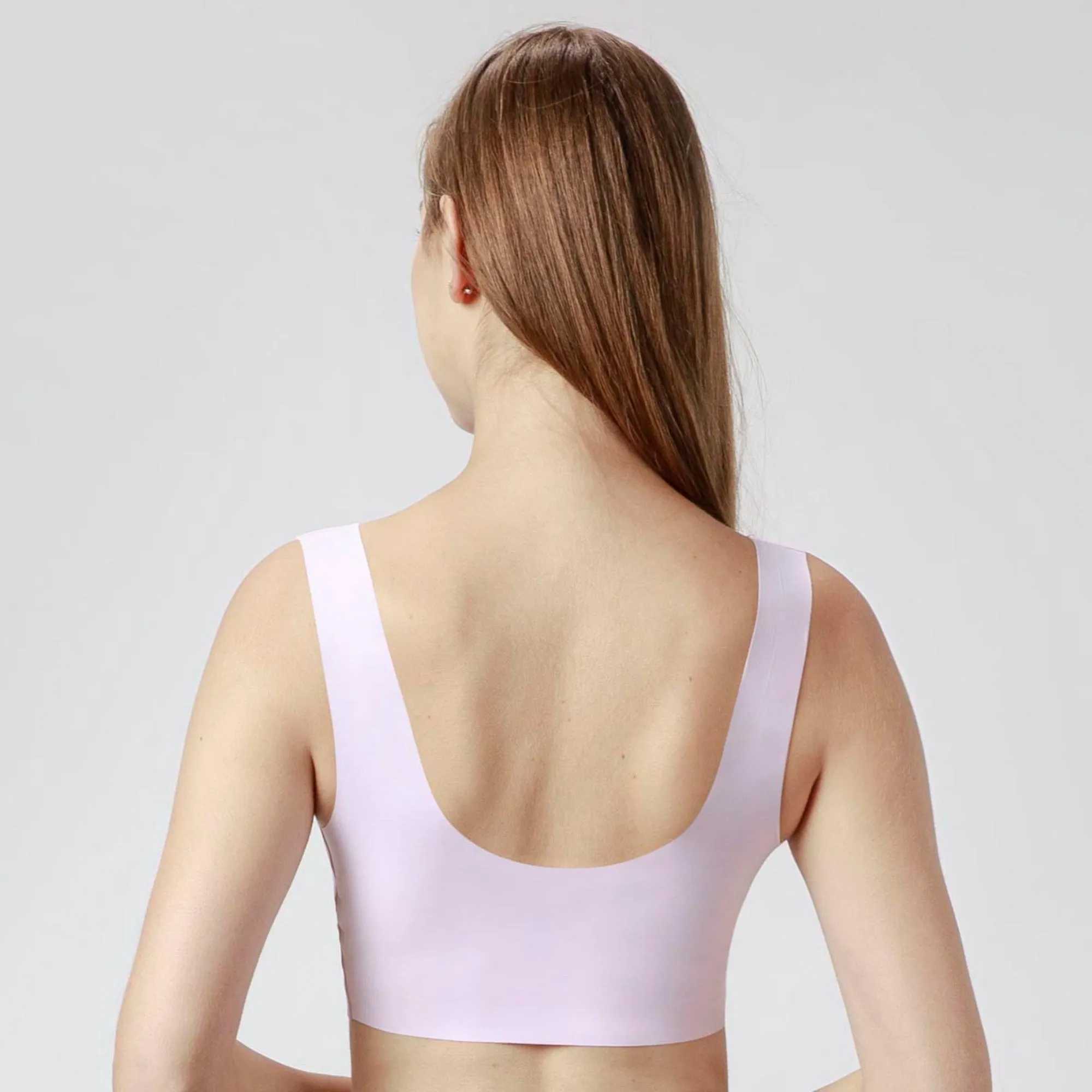 Invisible Seamlesss Bra Top - Pink About It