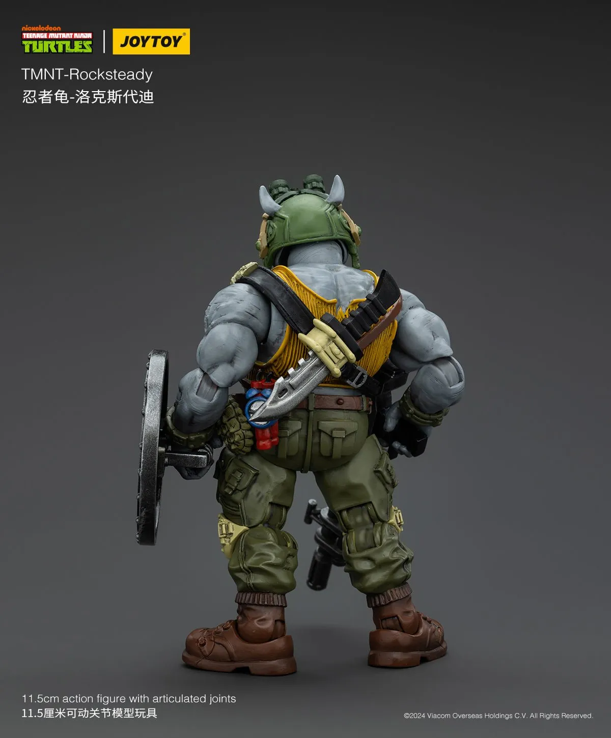 Joy Toy Teenage Mutant Ninja Turtles Rocksteady (1:18 Scale)