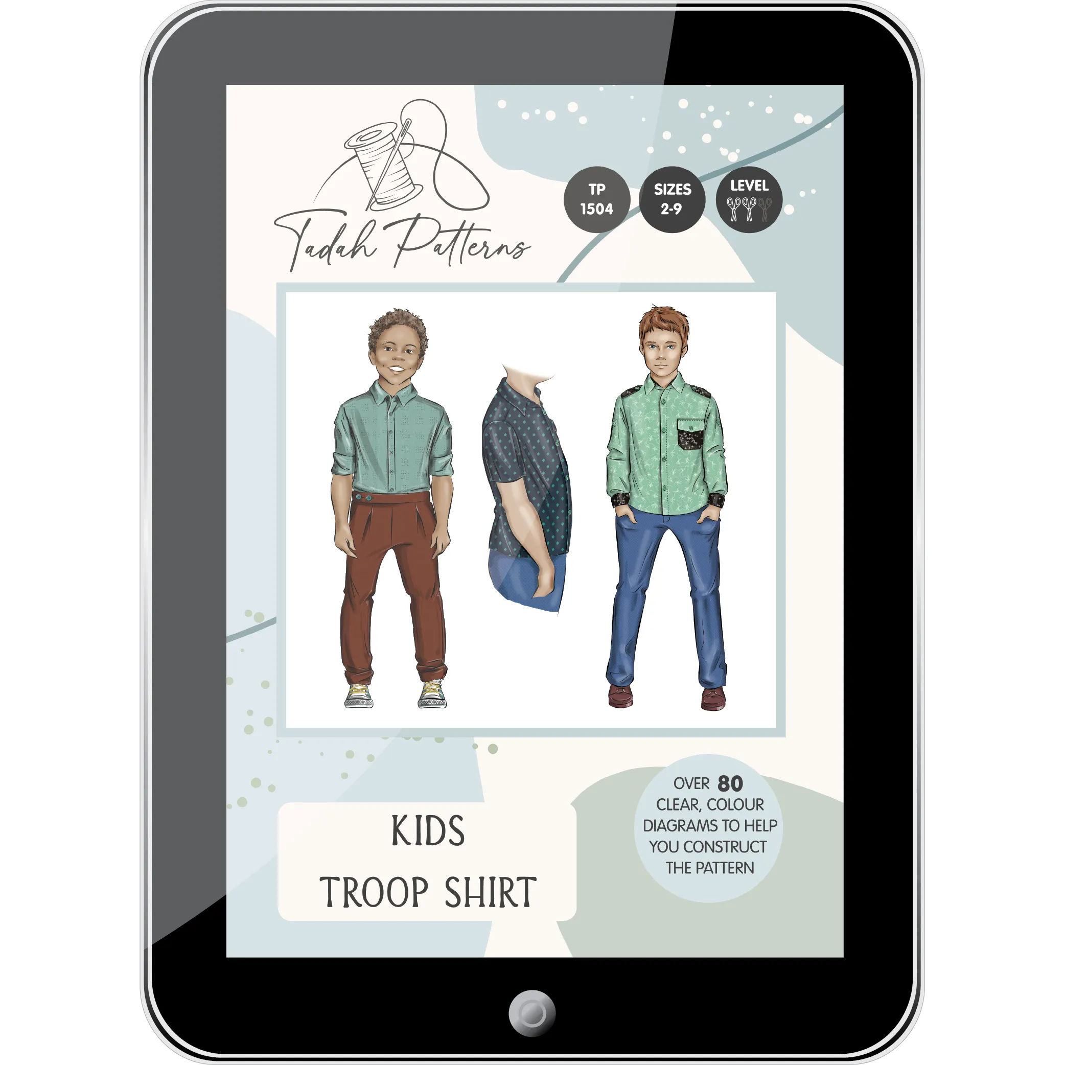 Kids Troop Shirt Sewing Pattern