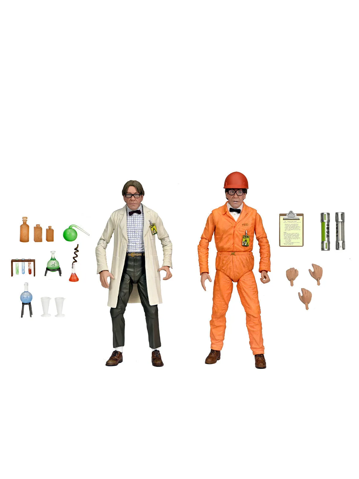 Lab Coat Professor Perry & Hazmat Suit Professor Perry - 7" Scale Action Figures - Teenage Mutant Ninja Turtles 2: The Secret of the Ooze - NECA Collectibles