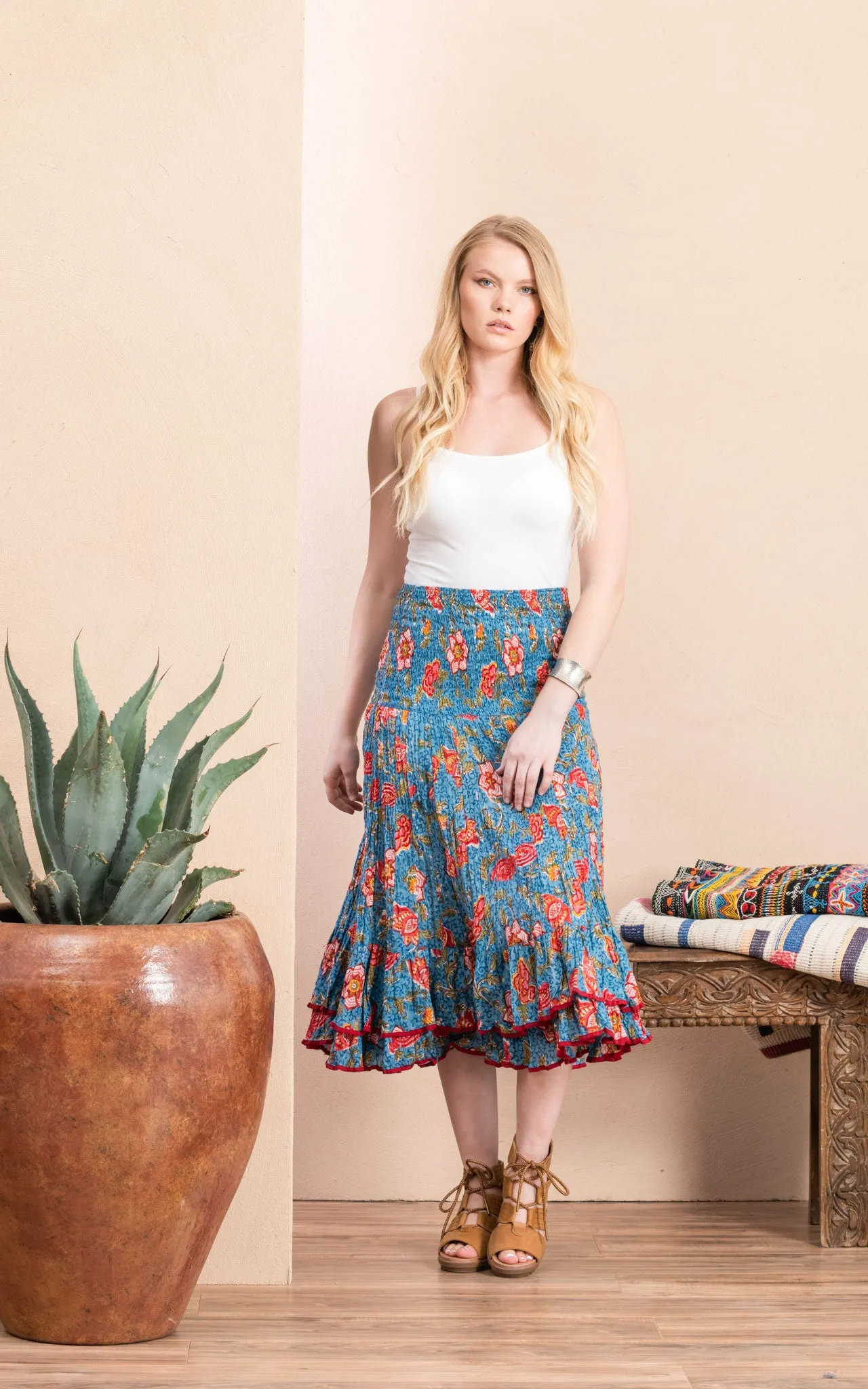 Macarena Skirt, Short, Siona Floral