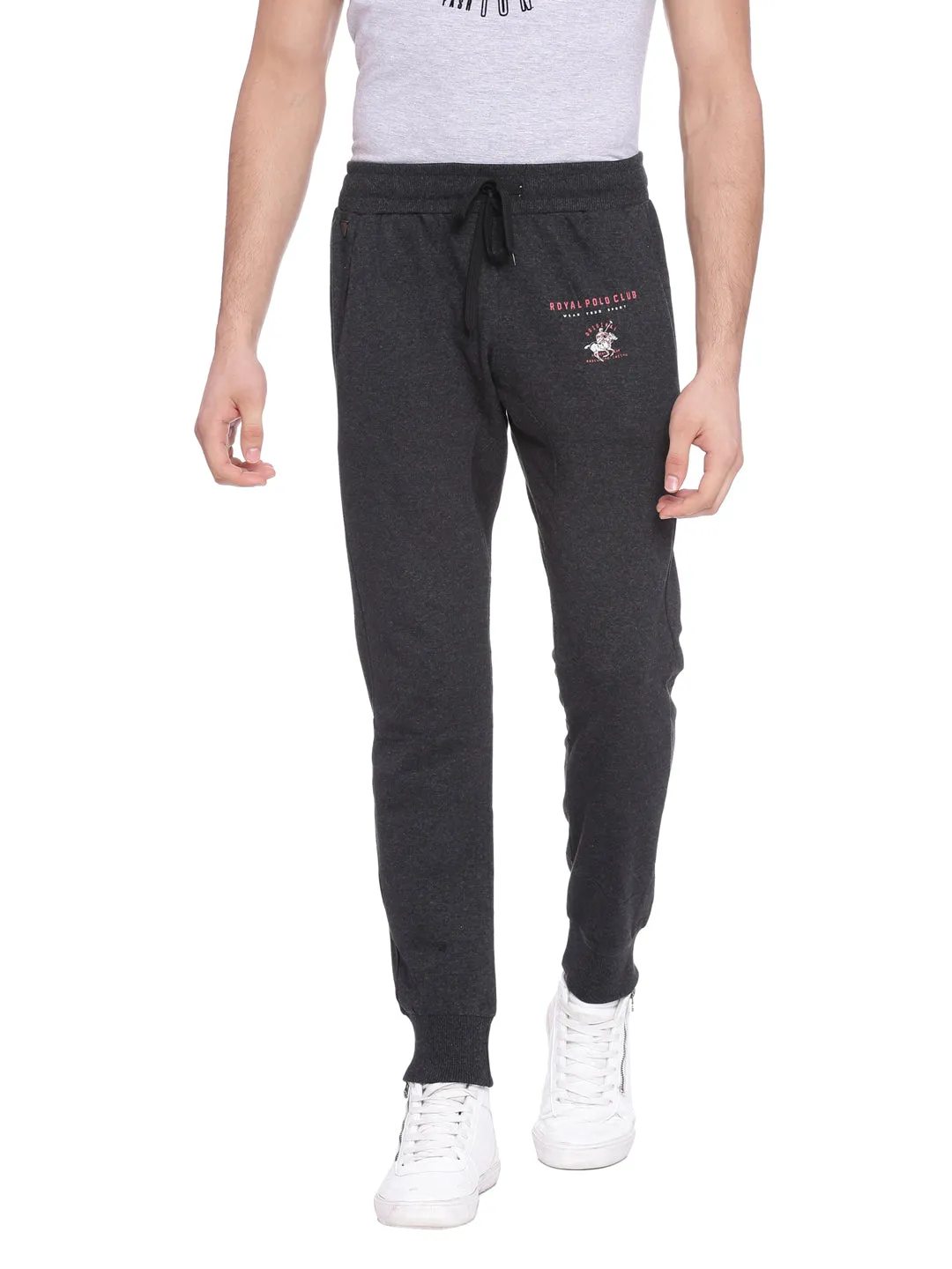 Masculino Latino Navy Blue Track Pants