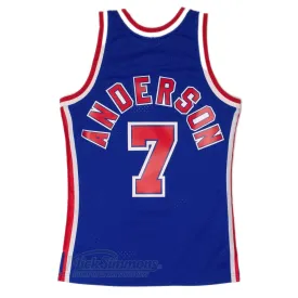 New Jersey Nets Kenny Anderson 1993-94 Hardwood Classics Swingman Road Jersey by Mitchell & Ness