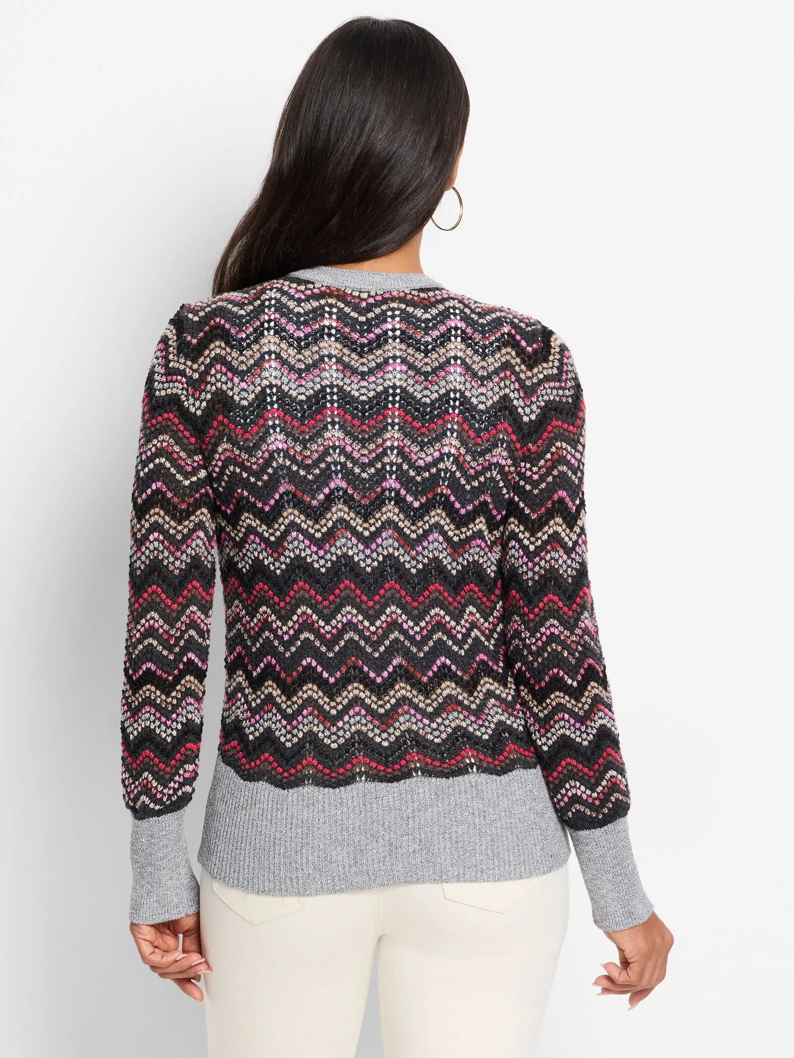 Nic   Zoe Zig Zag Cardigan