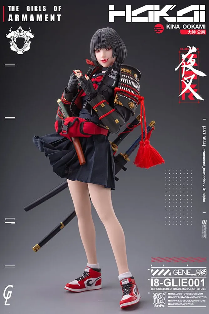 Original Character I8toys X Gharliera Action Figure 1/6 The Girls Of Armament Kina Ookami 28 Cm