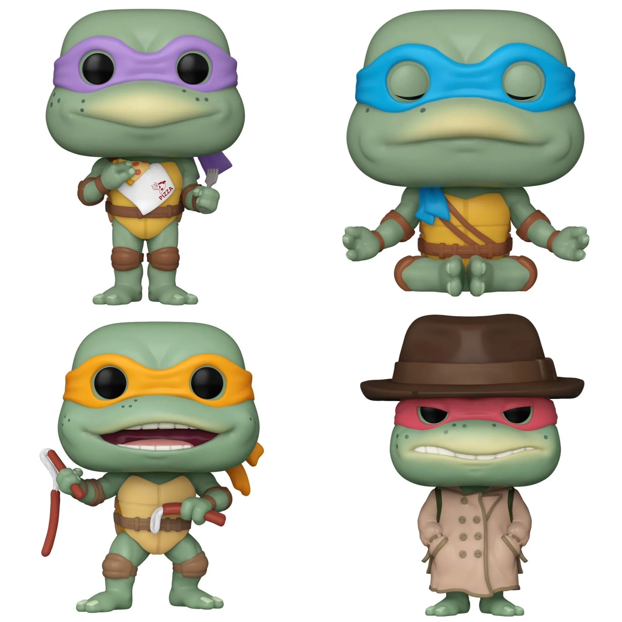 Teenage Mutant Ninja Turtles 1990 Funko Pop! Vinyl Figure Bundle