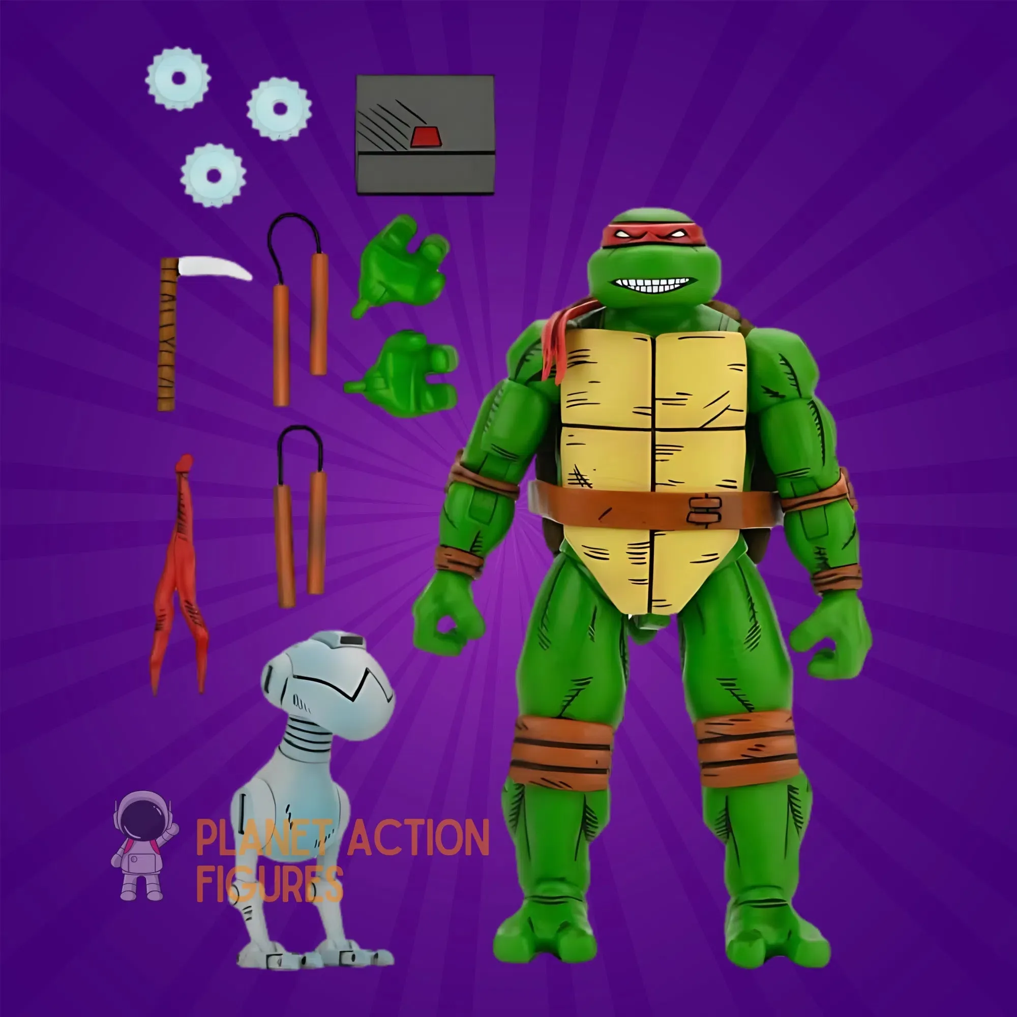 Teenage Mutant Ninja Turtles: Michelangelo: Mirage Comics: 7 Inch Figure