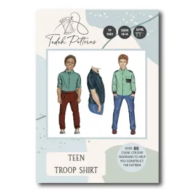 Teens Troop Shirt Sewing Pattern