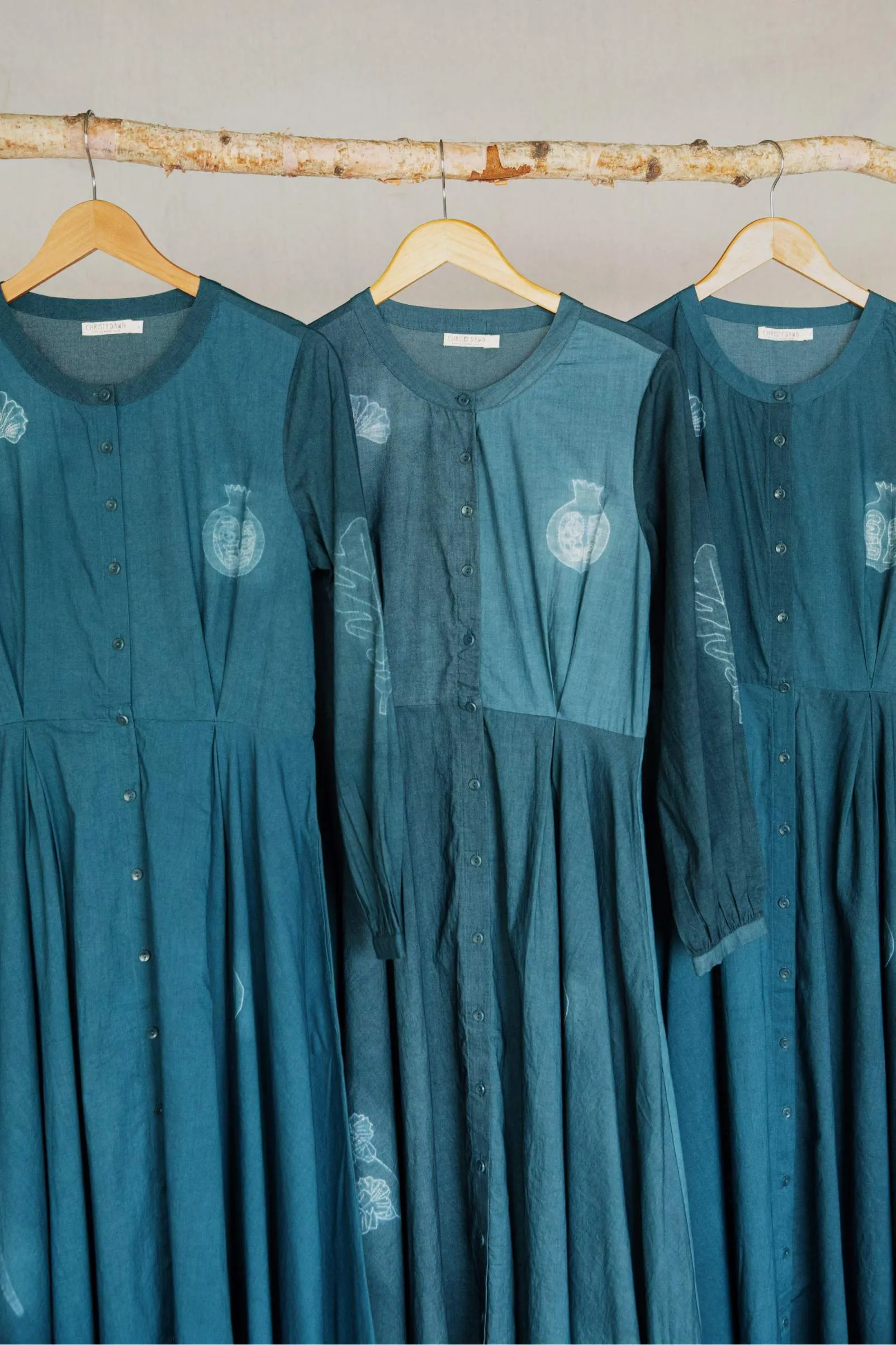 The Persephone Dress | Indigo