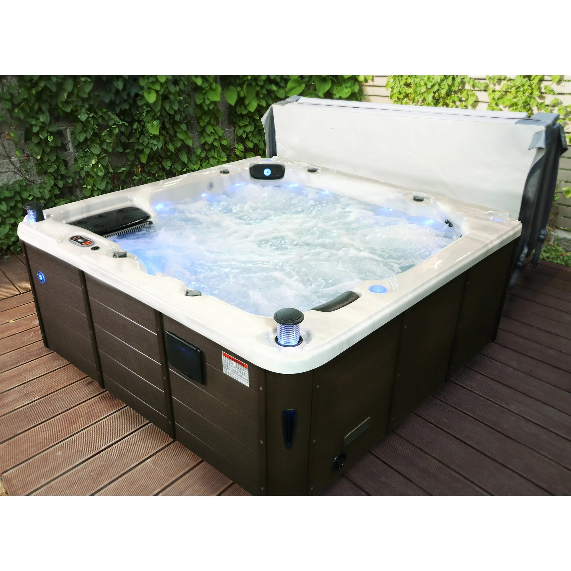 Thunder Bay AI Hot Tub | 5-6 Person 44-Jet | 219 x 219 cm