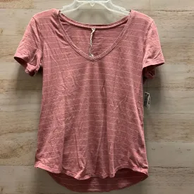 Top Short Sleeve By Lululemon In Pink, Size: 6